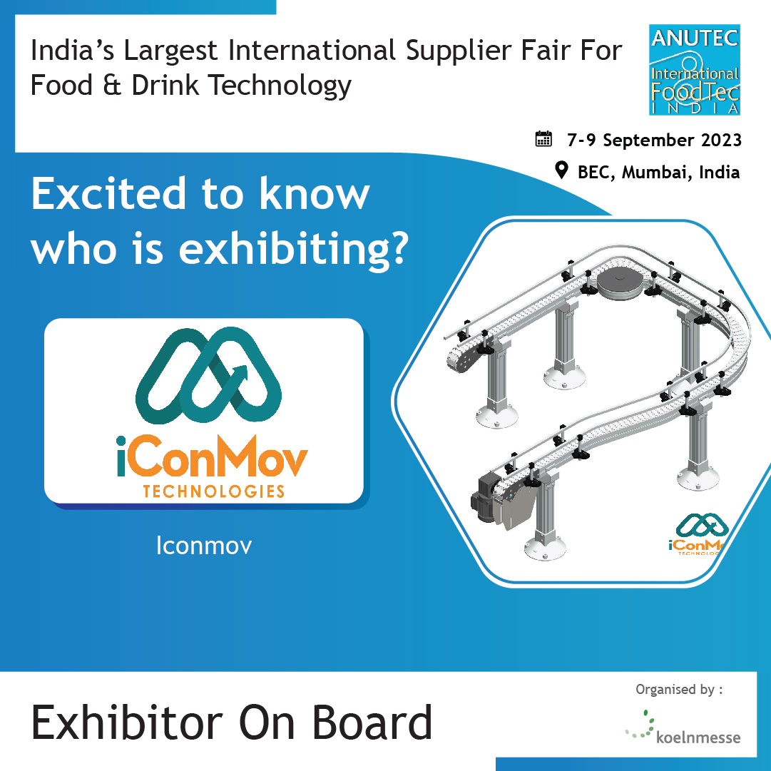 We are thrilled to welcome iconmov technologies as an esteemed exhibitor at ANUTEC – International FoodTec India 2023.

Register to visit: bit.ly/42IVkCG

#anutecindia2023 #koelnmessindia #expoinindia #internationalexpo #Packaging, #PackagingSolutions, #QualityPackaging,