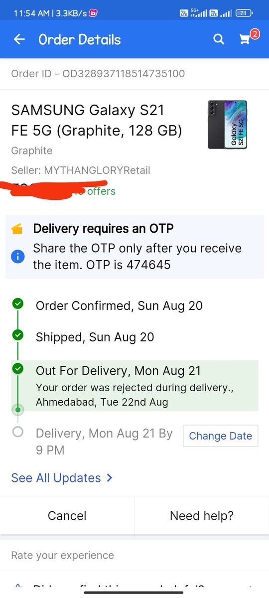 IAbhiKK's tweet photo. I've had an extremely disappointing experience with Ekart, the service provided by @Flipkart, @flipkartsupport. I'm wondering whether there is any intention to actually deliver the order or not. @Walmart @TechnicalGuruji
@C4ETech @TechWiser https://t.co/3M7Oto6Qsm