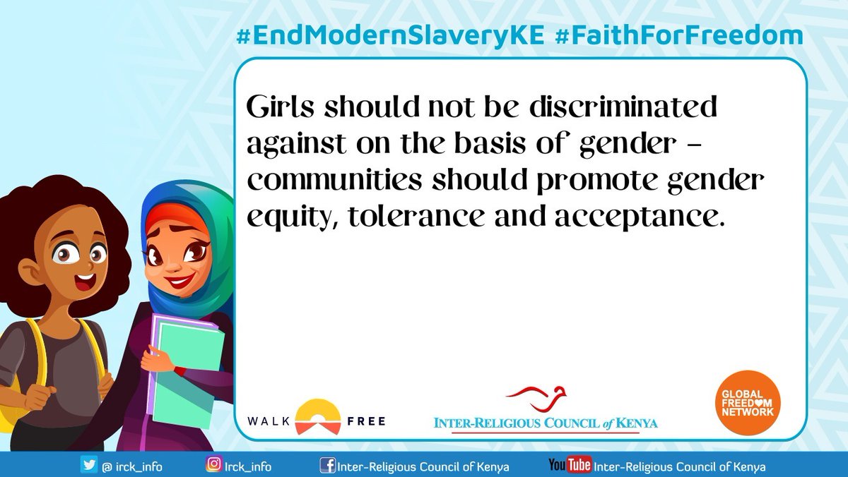 Child marriage and forced marriage are pressing issues that continue to plague societies, even in the face of legal age restrictions.
@irck_info @WalkFree @pfps_kenya 
@InterfaithYNKE
 #FaithForFreedom