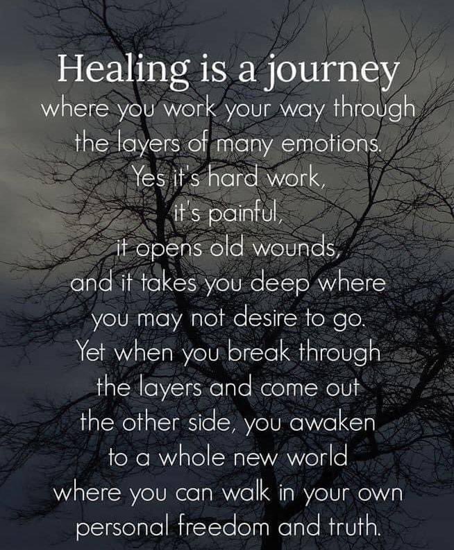 #healingisajourney #healingjourney #healing #journey #emotions #hardwork #painful #oldwounds #godeep #breakthrough #theotherside #awaken #wholenewworld #personalfreedom #truth #heartspace