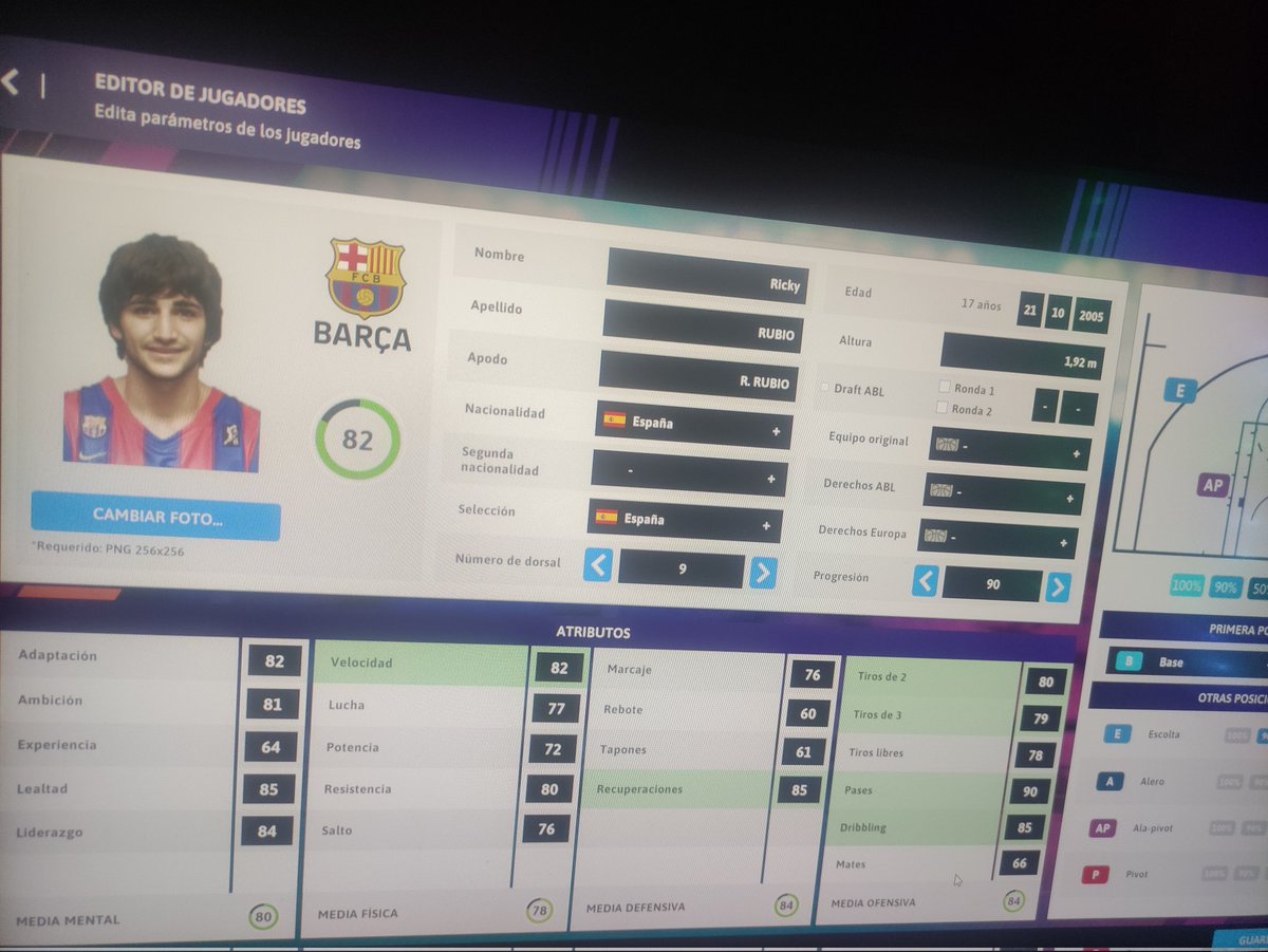 BalankeYt's tweet photo. @ibasketmanager  Ésta plantilla es increíble https://t.co/HsrHFjvIaE