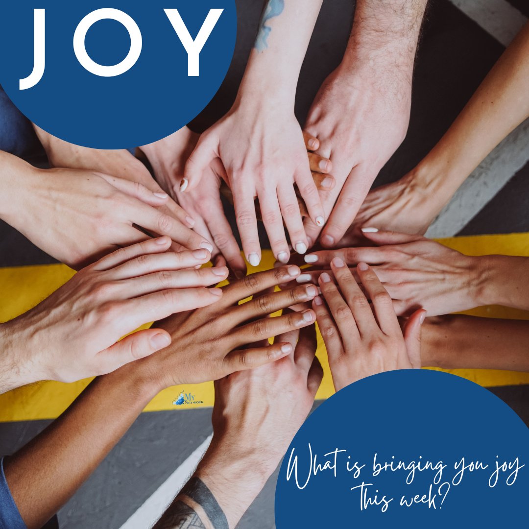 What is bringing you JOY this week?
Who do you surround yourself by?
How can you build your circle in a healthy way?

#MyNetwork #MyNetworkINS #WhatBringsYouJoy #MakeAJoyfulNoise #FindYourPause #IMPACT #InPurpose #OnPurpose #ForPurpose