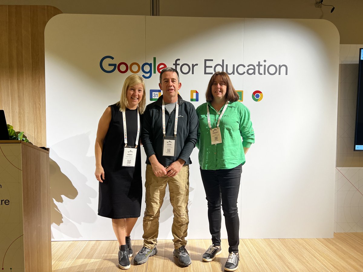 Zyatica's tweet photo. What an amazing time at #edutechauLearning, networking and sharing. Blessed to be able to share the stage with two others from the Diocese of Lismore Catholic Schools - Mary McEvilly Butler and John Cunynghame.
@LismDigiTech
@DeployLearning
#Googlechampions https://t.co/bgCJdjMa2s