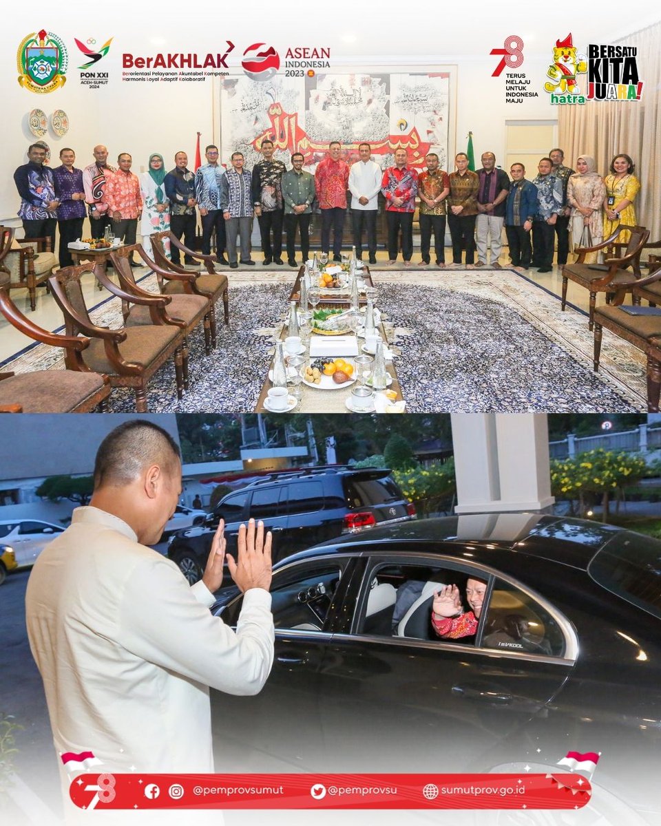 pemprovsu's tweet image. Kunjungi Sumut, Dubes Malaysia dan Wagub Sumut @ijeck09 Sepakat Pererat Kerja Sama Bilateral

selengkapnya berita dapat diakses melalui Website : sumutprov.go.id

#Kunjungan #DubesMalaysia #KerjasamaBilateral #SumutBermartabat #PemprovSumut #EdyRahmayadi #Ijeck