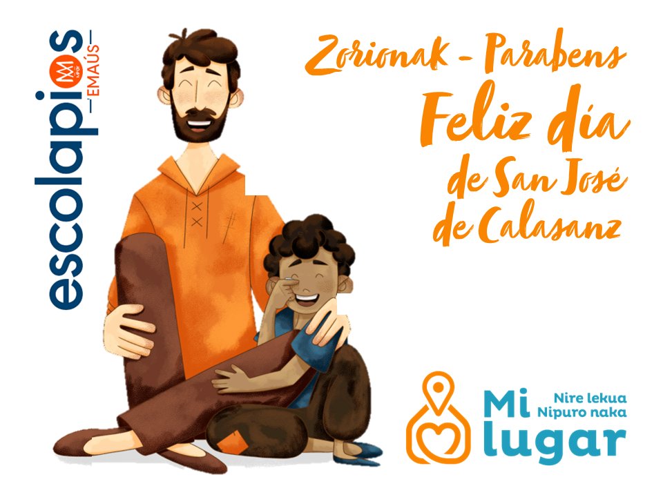 DÍA DE SAN JOSÉ DE CALASANZ
Una oportunidad para renovar nuestro compromiso por vivir nuestra vocación escolapia y nuestra misión con los niños y jóvenes con el mismo espíritu con el que Calasanz los vivió 😊😊😊👏👏👏🎉🎉🎉
#Calasanz #MiLugar #Escolapios #NireLekua