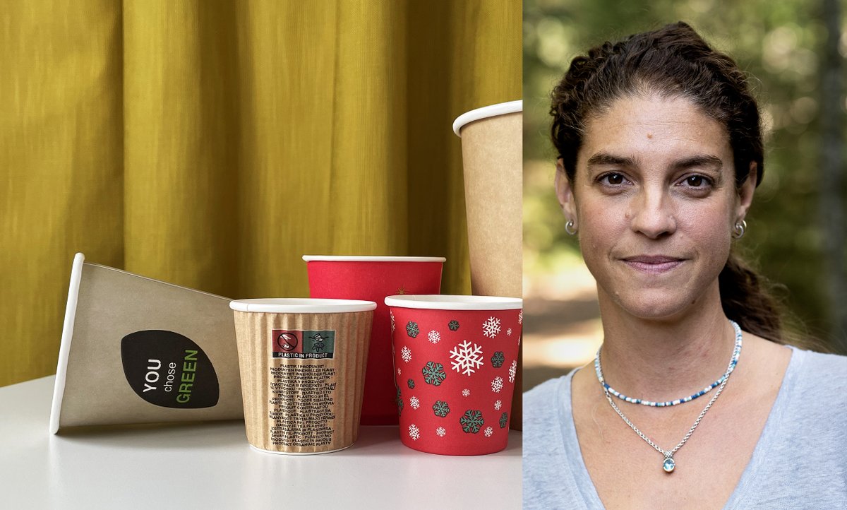 Att byta ut engångsmuggen i plast till en i papper är en tveksam miljövinst, menar forskare <a href="/goteborgsuni/">Göteborgs universitet / University of Gothenburg</a>. Även pappmuggen innehåller nämligen plast. 
"Vi måste komma bort från engångsanvändandet", säger Bethanie Carney Almroth.  #plast #miljögift
shorturl.at/ckCJR