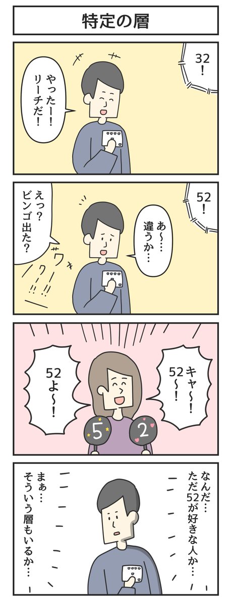 4コマ「特定の層」
