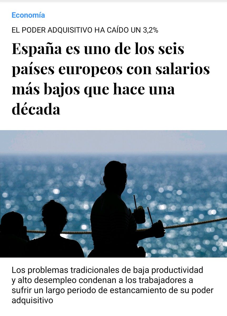 AndreaMarGon_'s tweet photo. Ahogamos en burocracia e impuestos a los autónomos y PYMES que son los que pueden llegar a crear empleo si les va bien.
El bajo desempleo eleva salarios por la competencia entre empresas. https://t.co/WSE2qJmJGY