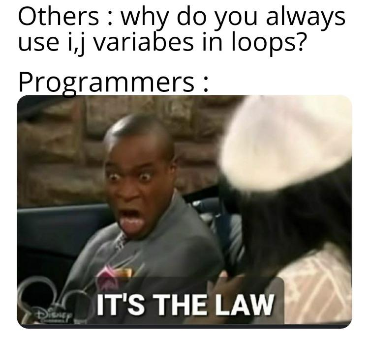 Programmers' most important law