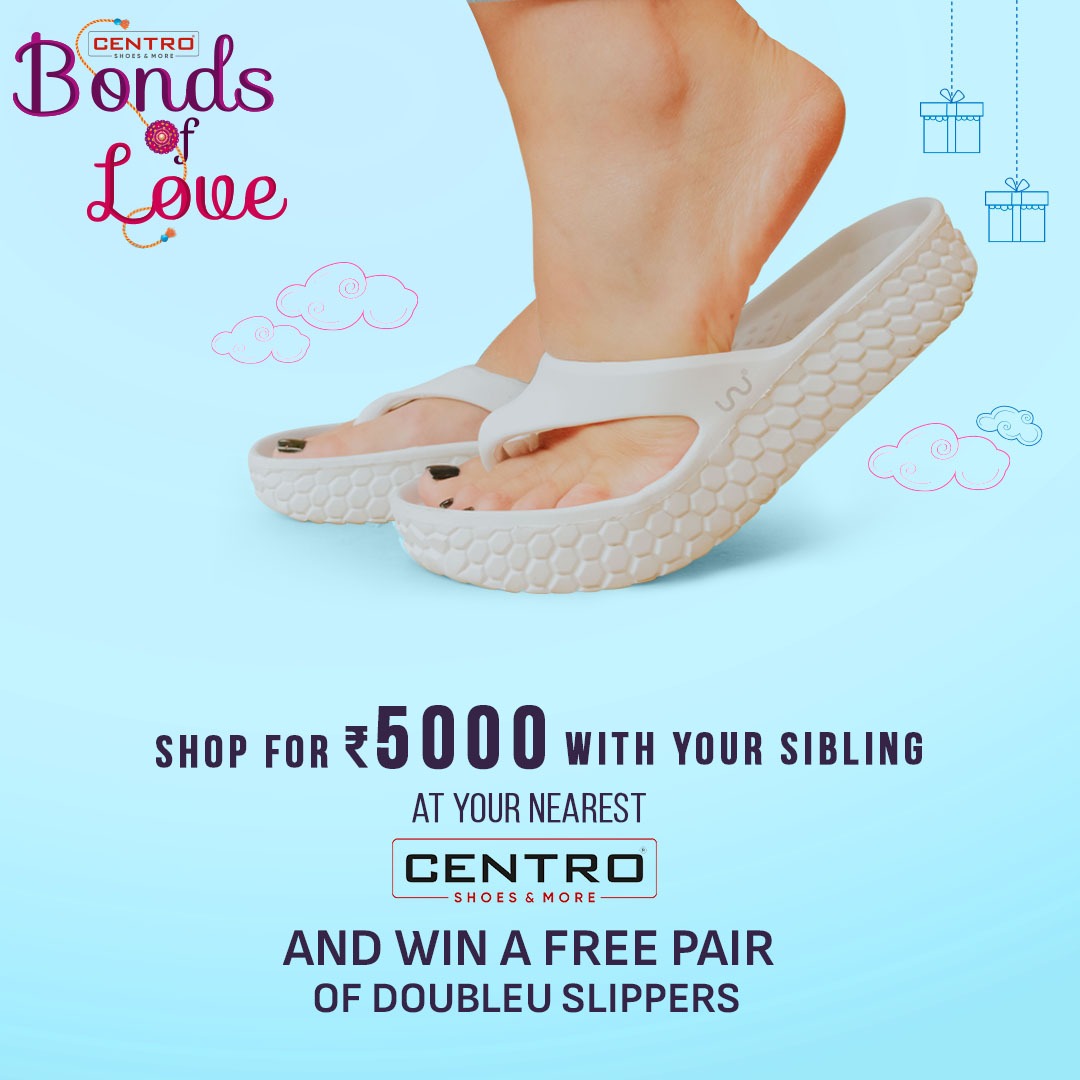 centro_shoes's tweet image. Celebrate this Rakhi with Centro! Shop for ₹5000 alongside your sibling &amp;amp; enjoy a special treat – free Doubleu slippers. Make your Rakhi memorable with us. Hurry, the offer won't last long!

#centroshoes #slipons #comfortable #sandals #stylegameon #shoes #footwear #feetfashion