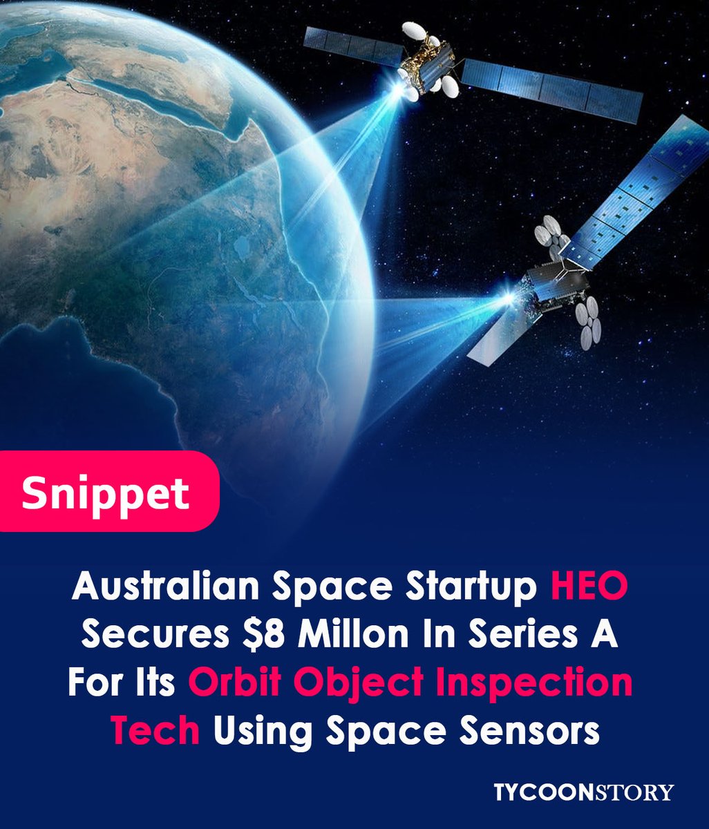 Space startup HEO from Australia receives $8 million in Series A funding for their orbital object inspection technology
#startup #satelliteinternet #governmentagencies #spacecraft #funding #orbit #Australia #SpaceImagery #spacetech #spacestartup #HEO #SpaceTechnology