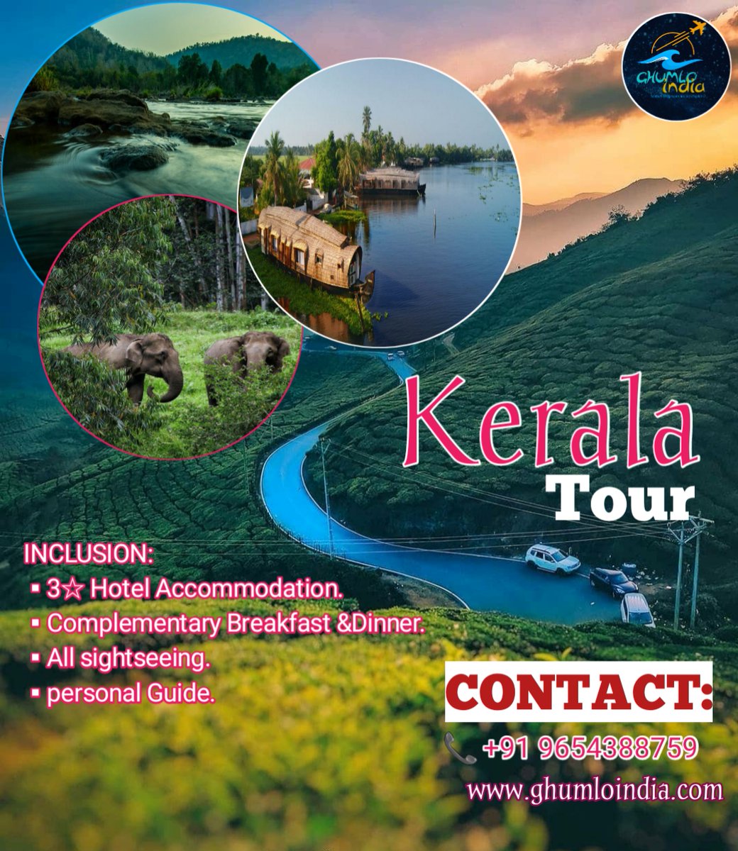 ghumloindia's tweet photo. #KERALATOURPACKAGE, #SOUTHTOURPACKAGE, https://t.co/jU3RsNDMXm