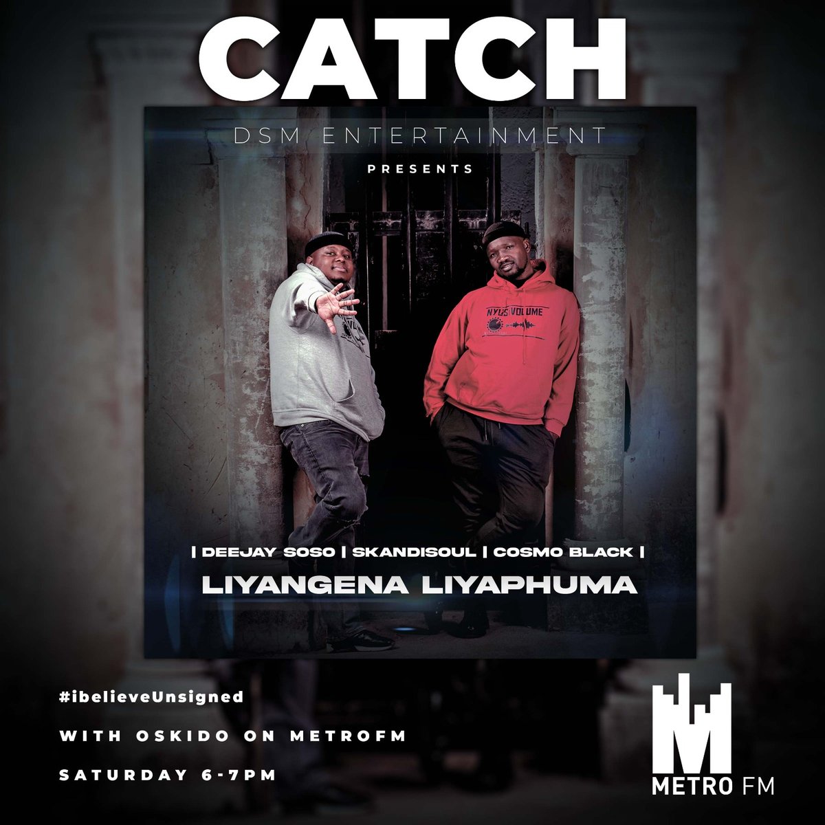 #liyangenaliyaphumaOUTNOW (@deejaysosomusic) on Twitter photo Catch Liyangena Liyaphuma
#ibelieveUnsigned
with <a href="/OskidoIBelieve/">Next Gen</a> On <a href="/METROFMSA/">METROFM SABC</a>
Saturday 26th August between 6-7pm
<a href="/Bobstadj/">Bobby Ewing</a>
#liyangenaliyaphuma Catch Liyangena Liyaphuma
#ibelieveUnsigned
with <a href="/OskidoIBelieve/">Next Gen</a> On <a href="/METROFMSA/">METROFM SABC</a>
Saturday 26th August between 6-7pm
<a href="/Bobstadj/">Bobby Ewing</a>
#liyangenaliyaphuma