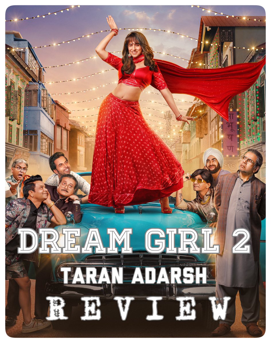 #OneWordReview...
#DreamGirl2: ENTERTAINER.
Rating: ⭐️⭐️⭐️½
#DreamGirl2 is a joyride, its sole funda is to entertain… Has it all: Witty one-liners, cleverly-crafted situations, well-timed jokes and dollops of humour… A worthy second instalment. #DreamGirl2Review