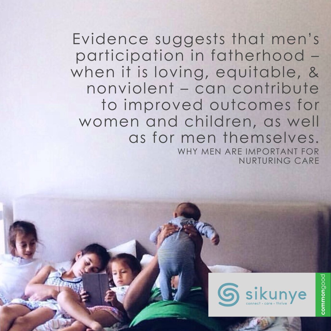 In most countries women are still largely or exclusively responsible for childcare at home, even as their participation in the labour force increases. However, the Nurturing Care Framework emphasizes the importance of men’s role as caregivers.