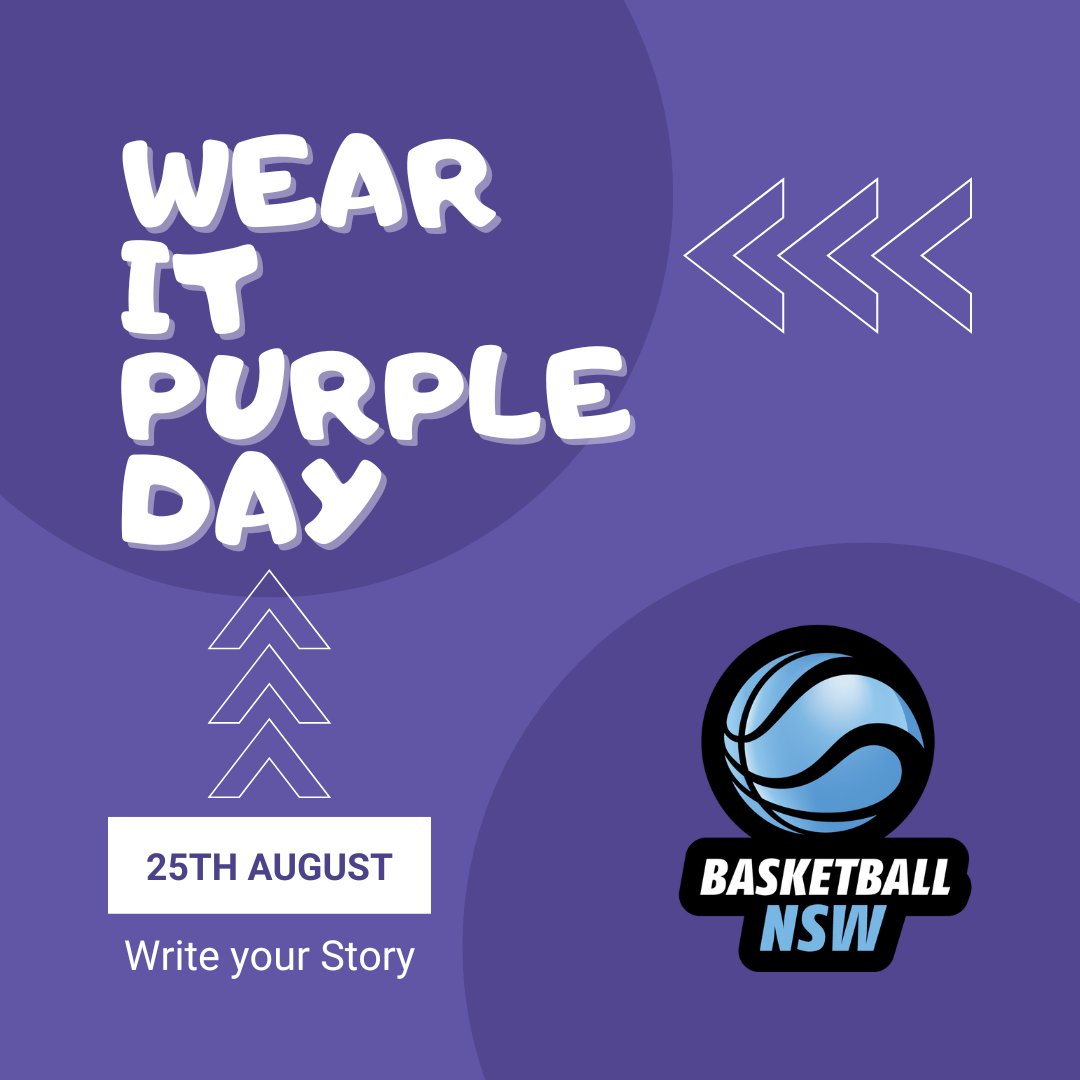 From the team at @BasketballNSW , Happy WearItPurple Day.

Celebrate the strength and spirit of the young LGBTQIA+ community on Wear It Purple Day.

To all the young LGBTQIA+ people Write your own story & be proud to be you!

#WearItPurpleDay #BasketballIsEveryonesGame #WeAreNSW