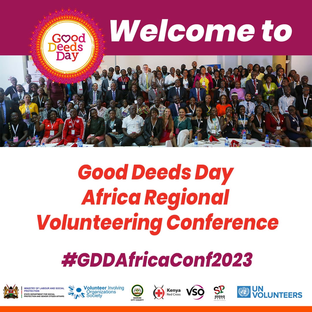 Krcs_NRbBranch's tweet photo. Day Three of the Africa Regional Volunteering Conference held at the @KenyaRedCross 

#GDDAfricaConf2023 @UNV_ESARO @VSOKenya @Krcs_NRbBranch @siasaplace @GoodDeedsDay @AfricaforSDGs https://t.co/cLDGOBbWmh