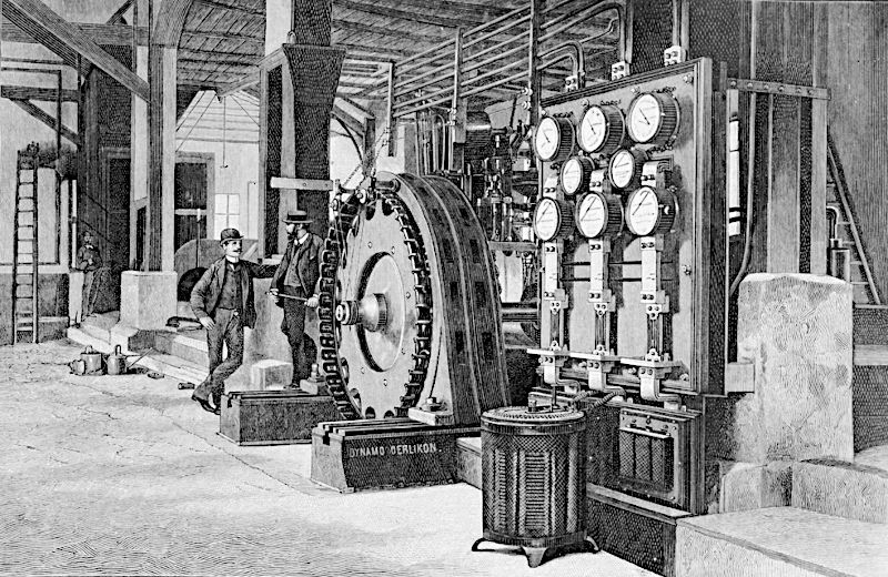 U příležitosti Mezinárodní výstavy elektřiny byl 25.srpna 1891 poprvé  proveden přenos třífázového elektrické proudu na vzdálenost 176 km, mezi  německými městy Lauffen a Frankfurt nad Mohanem.