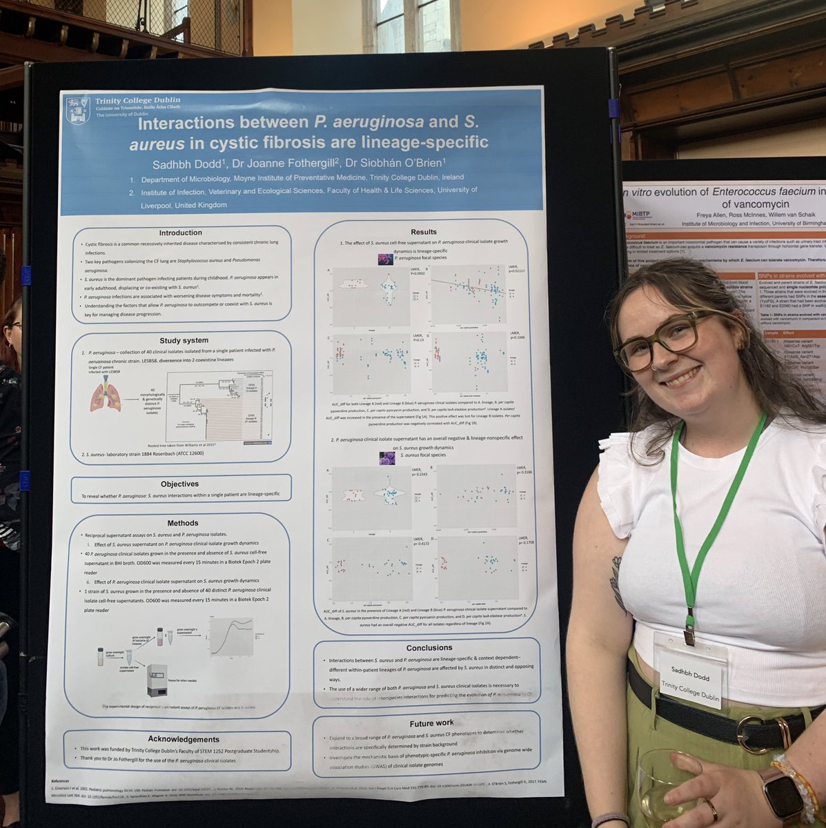 Sadhbh Dodd (@sadhbhnidhubhda) on Twitter photo Had a lovely day chatting all things microbial evolution & CF yesterday at #MENI2023! Thanks to @Siderophile and <a href="/PaulineDScanlan/">Pauline Scanlan</a> for organising such a great meeting!🦠🔬👩🔬 Had a lovely day chatting all things microbial evolution & CF yesterday at #MENI2023! Thanks to @Siderophile and <a href="/PaulineDScanlan/">Pauline Scanlan</a> for organising such a great meeting!🦠🔬👩🔬