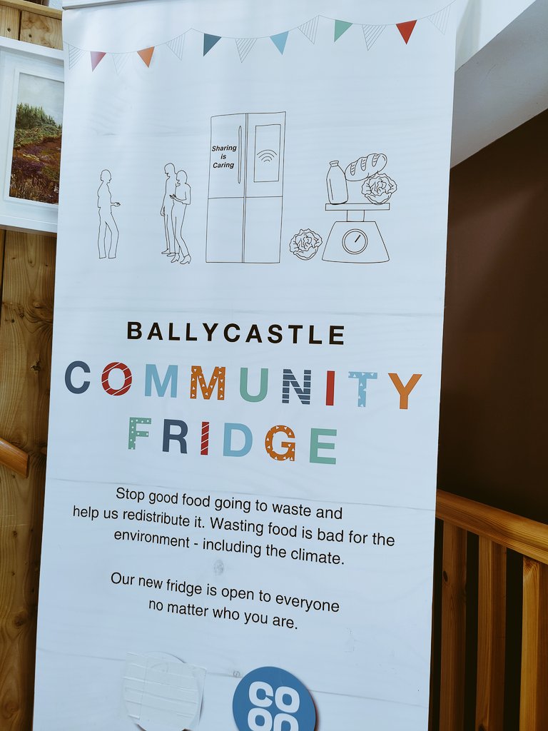 Colm_SuppComm's tweet image. What a wonderful venue to meet my colleague, Gillian, this morning. Ballycastle Community Hub is delivering such an important service to the local community &amp;amp; beyond; #cafe #communityfridge #learning. Worth a visit at #LammasFair #MakingADifference #Impact @Ballycastle_NI
