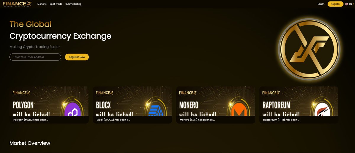 New airdrop: FinanceX (FCEX)
Total Reward: 1,000,000 FCEX
Rate: ⭐️⭐️⭐️⭐️
Winners: 10,000 Random, 1,000 FCFS &amp; Top 200
Distribution: After token launch

Bot Airdrop Link: t.me/FinanceX_airdr…

#Airdrop #Airdrops #Airdropinspector #BSC #FinanceX #FCEX #Crypto #Bitcoin