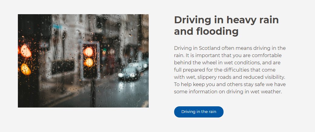 ⛈️ Our Winter Hub provides information on how to drive safely in heavy rain and flooding. ⚠️ It also explains how the weather warnings work. 🔗 Find our Winter Hub here: bit.ly/3VPNunz