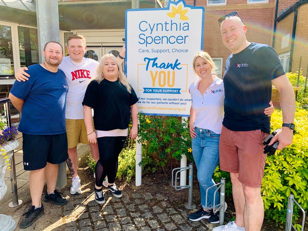 Today, some of our green fingered team, rolled up their sleeves to support @CynthiaSHospice with gardening services. 🌱💪 As part of our CSR strategy, we're dedicated to giving back and creating positive change in our communities. #Community #GivingBack #teamdbfb #GreenFingers