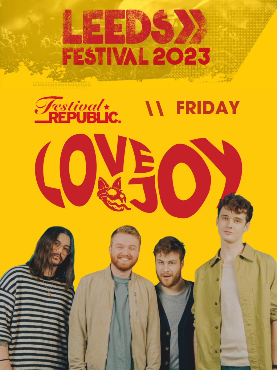 Today @lovejoy take on Leeds Festival!  You’ll be able to catch their set as the headliners of the Festival Republic stage at 10pm tonight!

If you’ve never heard of them, or seen them play, go have a listen! 🤘
#leedsfestival #leedsfest #LovejoyLeeds