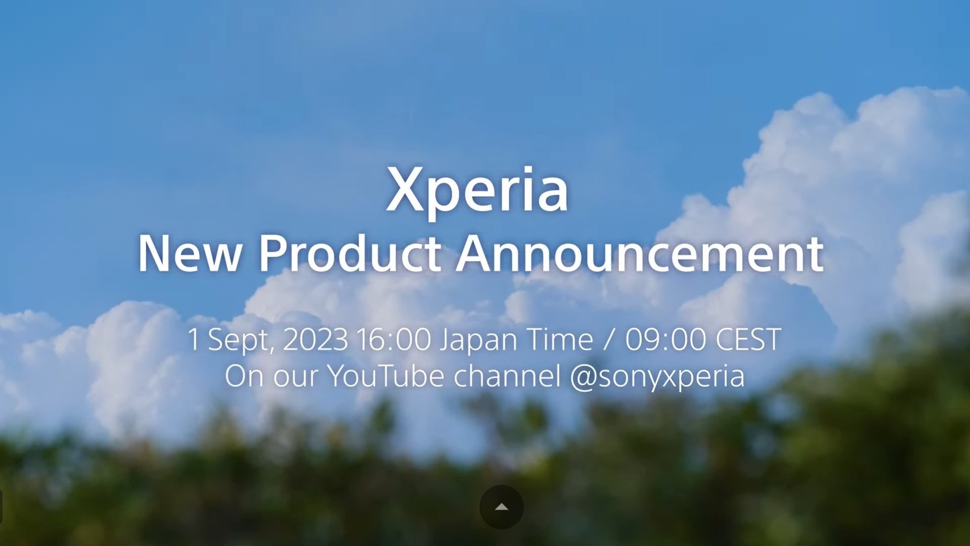 Sony Xperia 5 V announcement date 1 September, 2023.