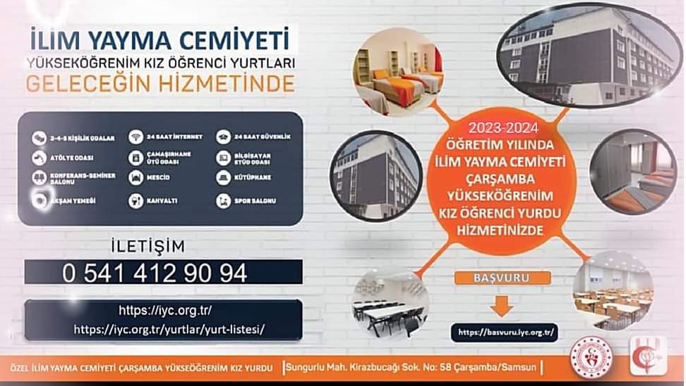 Ülkemizin dört bir yanında yurtlarımızla öğrencilerimizin hizmetindeyiz!
Yurtlarımızın bulunduğu yerlere aşağıdaki linkten ulaşabilirsiniz 👇
iyc.org.tr/yurtlar/yurt-l…