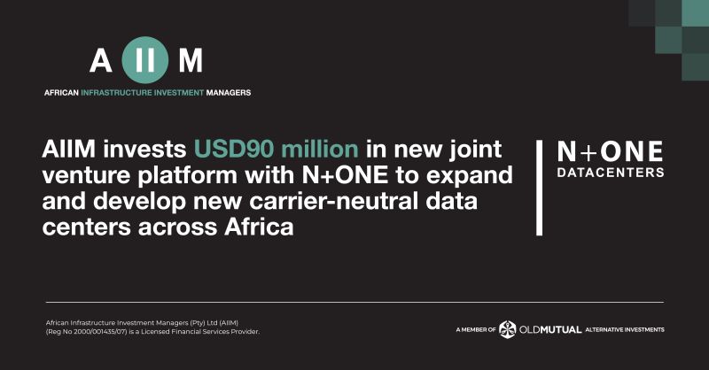 AVCA_Africa's tweet image. 📰 Congratulations to AIIM on their US$90mn investment to develop a new Pan-African #datacenter

#AIIM &amp;amp; @NPLUSONE_DC are joining forces to develop a new Pan-African data center and #cloudservices platform with a short-term target capacity of 40 MW.

avca.africa/news-insights/…