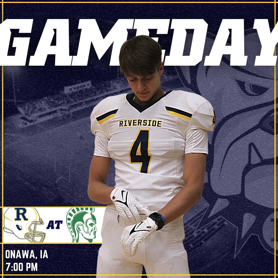 RivFootball's tweet photo. It’s time. GAMEDAY is here!

🏈 » Non-district game at @WM_Spartans
⏰ » 7 pm
📍 » Onawa, IA
💻 » Livestream: https://t.co/CL6CsoKWzb (subscription required)

#RivFootball https://t.co/4OEL9R0s2X