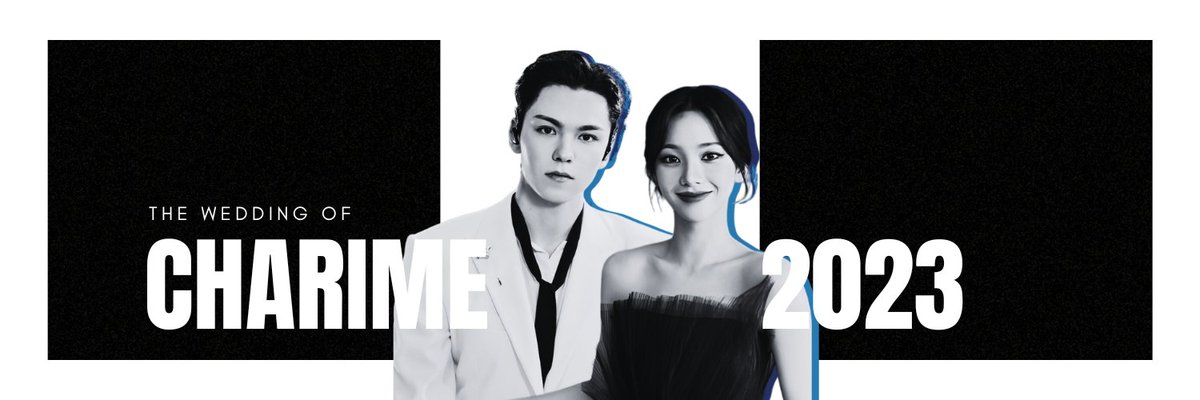 Use our twibbon and header for celebrating with us in our big day! Your presence, whether in person or virtually, fills us with immense joy, and we can't wait to see our love story reflected on your profiles.

Dress code : Monochrome
twibbonize.com/charime2023