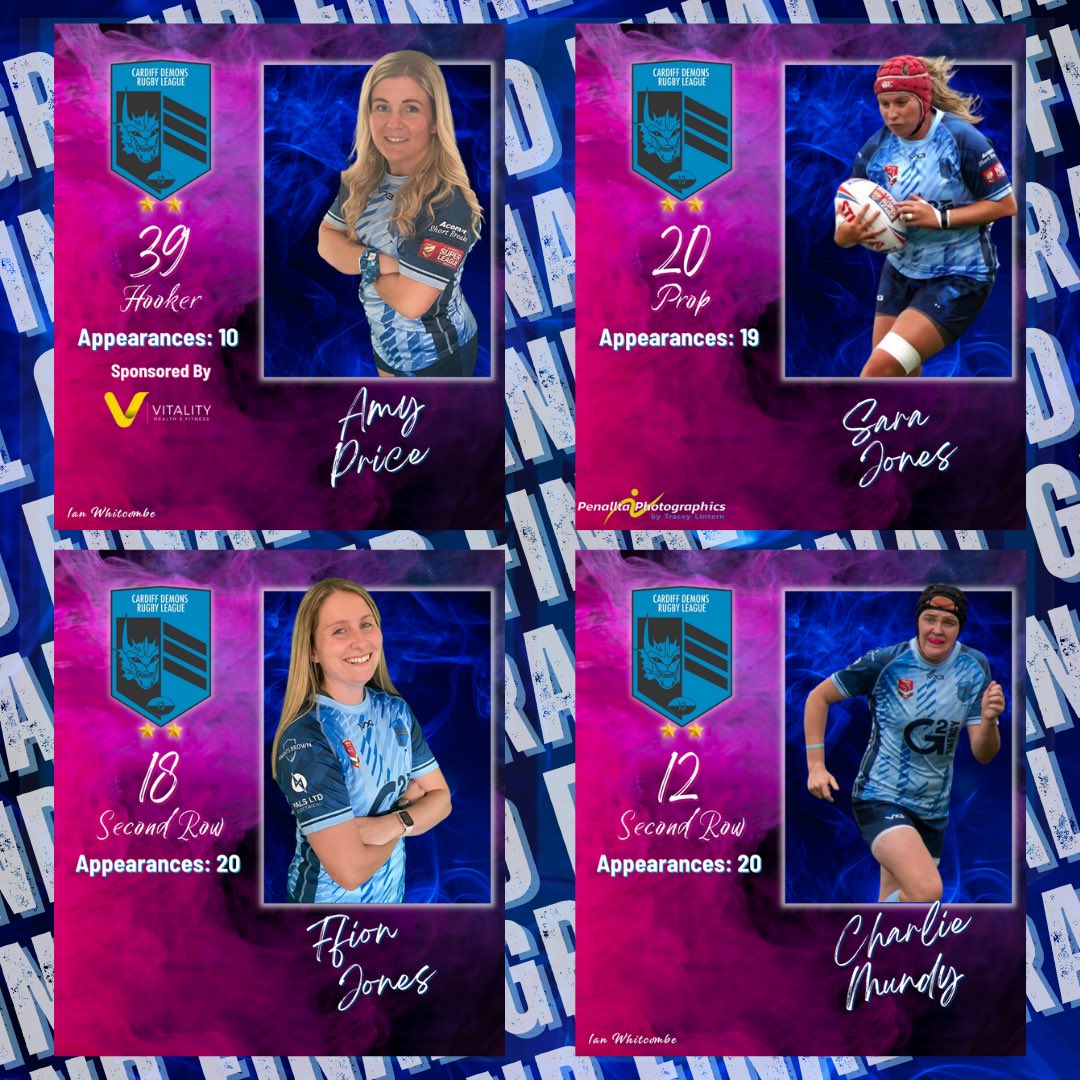 CardiffDemons's tweet photo. Special mention to our players picking up their 20th Demons caps - Go Well Girls👏🏼 

🧢 @CharlieMundy12 
🧢 @ffionmedijones1 
🧢 Ffion JenkIns

🏟 Rosslyn Park - SW15 5JH
🗓 27/08/2023
⏰ 15:00 KO
📺 OurLeague App

#20Caps #TripleCrownHunting #HatrickHunting #OneLastDance https://t.co/pLyiy6ZLKe