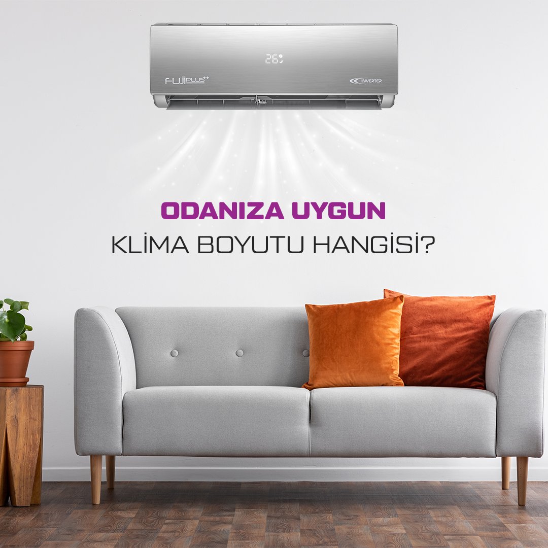 Klima seçiminde göz önünde bulundurmanız gereken en kritik faktörlerden biri, odanızın büyüklüğüne uygun kaç BTU'lu klima almanız gerektiğidir. 👍

Oda büyüklüğünüze en uygun BTU değerini belirlemek için web sitemizi ziyaret edebilirsiniz. 

#FujiPlus #HavanGüzelseHayatGüzel