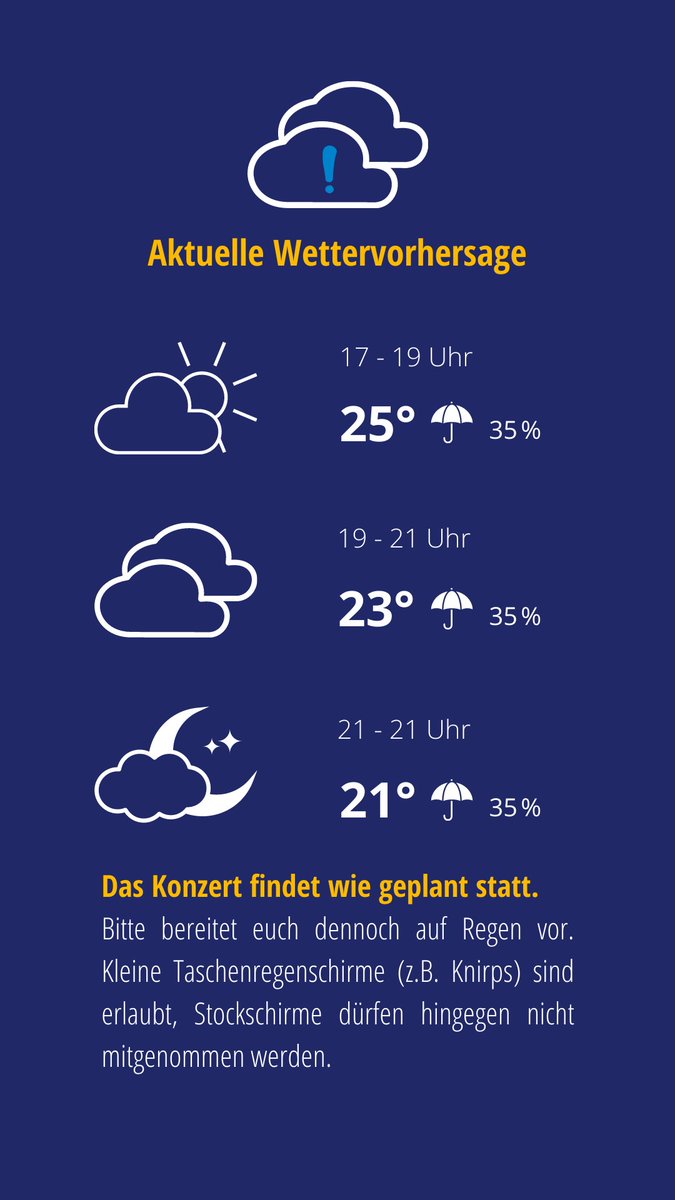 Heute bei uns:
Sarah Connor
Einlass: 17:30 Uhr | Beginn: 19:30 Uhr
Bitte beachtet unsere Einlassbestimmungen bezüglich erlaubter Taschengröße und verbotener Gegenstände!
waldbuehne-berlin.de/event/sarah_co…