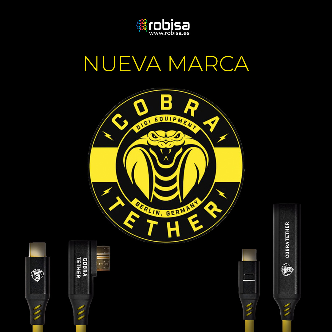 ROBISA's tweet photo. Cobra Tether se complace en nombrar a ROBISA, como distribuidor exclusivo en España, Portugal y Andorra.
Cobra Tether es una de las primeras empresas europeas en la producción de cables específicos para fotografía
https://t.co/i8mjooPzkC
#CobraTether #usbc #cablesusb https://t.co/kdomGoTZh2