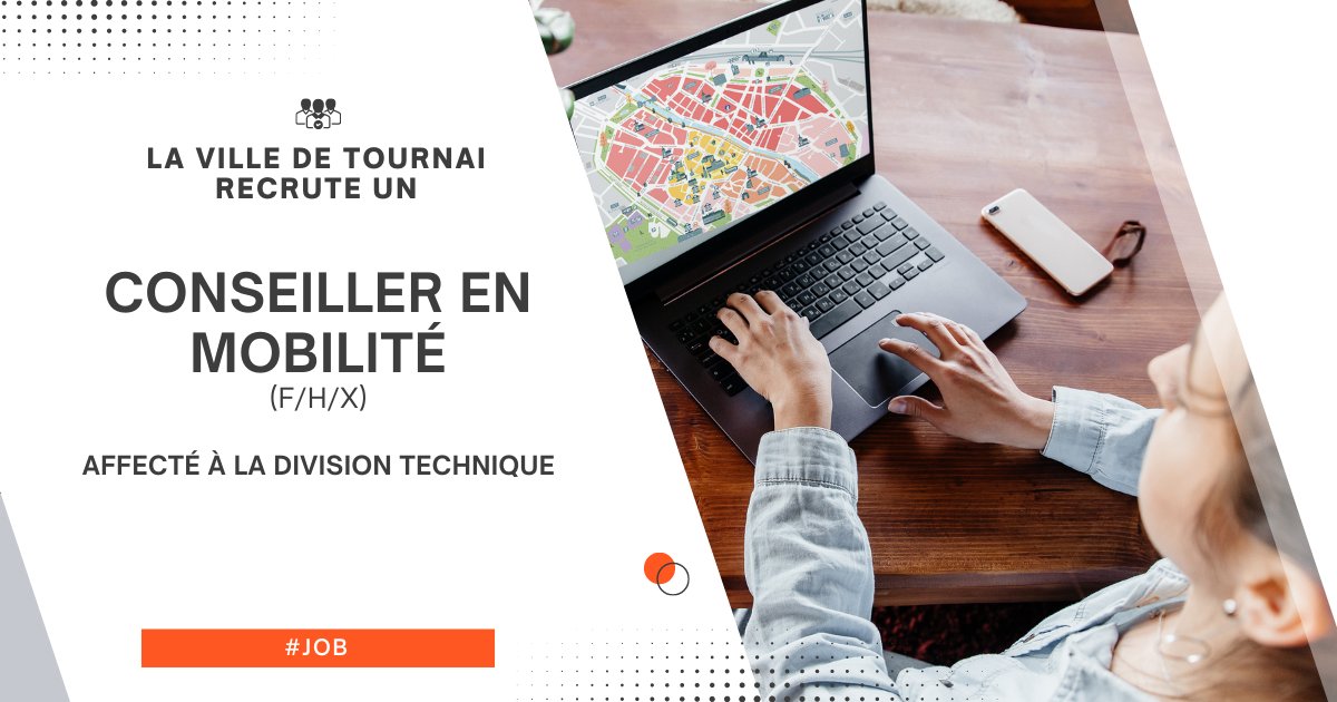 On recrute un conseiller en mobilité (F/H/X) affecté à la Division technique #Job #Emploi #Tournai tournai.be/emploi/la-vill…