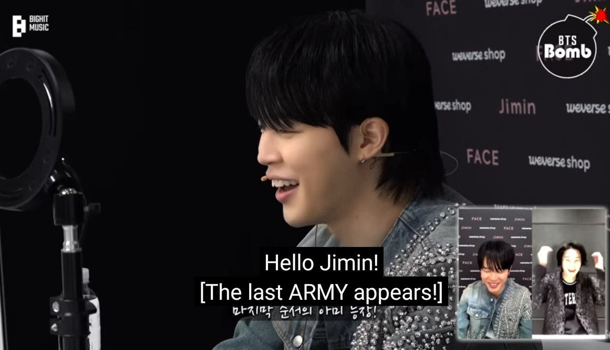 ยังเหลืออามี่คนสุดท้ายที่รอคอลกับน้องจีมิน ทีมงานบอกว่าชื่อจียุน น้องบอกว่าชื่อเหมือนจะเป็นคนเกาหลีนะ
แล้วจียุนก็ออกมา 55555 คนนี้ไม่ใช่จียุน คนนี้พี่ชายยุนจี 555555