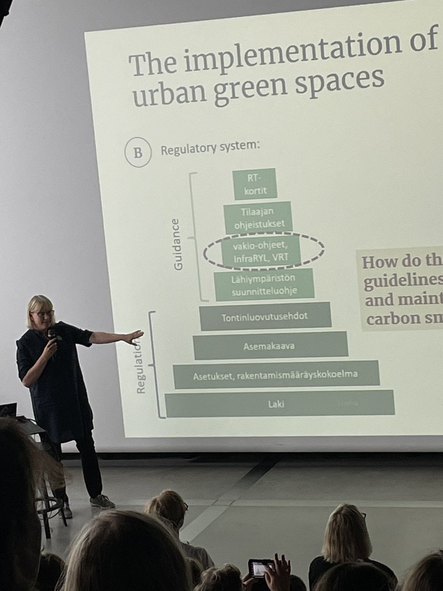GeoForumFinland's tweet photo. Designing urban #greenspaces is a multilayer challenge. Multiple layers of guidelines and requirements guide the current practices and can include pitfalls for more sustainable practices and result to clean cutting. #cocarbon #research #urbandesign #biodiversity #citydesign https://t.co/10oYXCt7SH