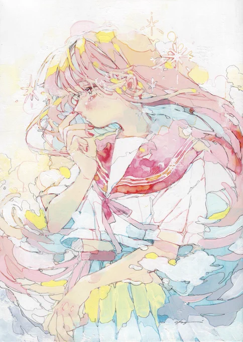 君想う白夜の夢 #illustration #art