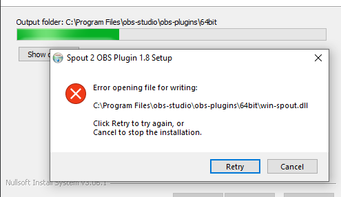 NasuAisuru's tweet image. Every time i try to install spout- this happens, what am i doing wrong?? AAA :C
#ENVtuber #spout