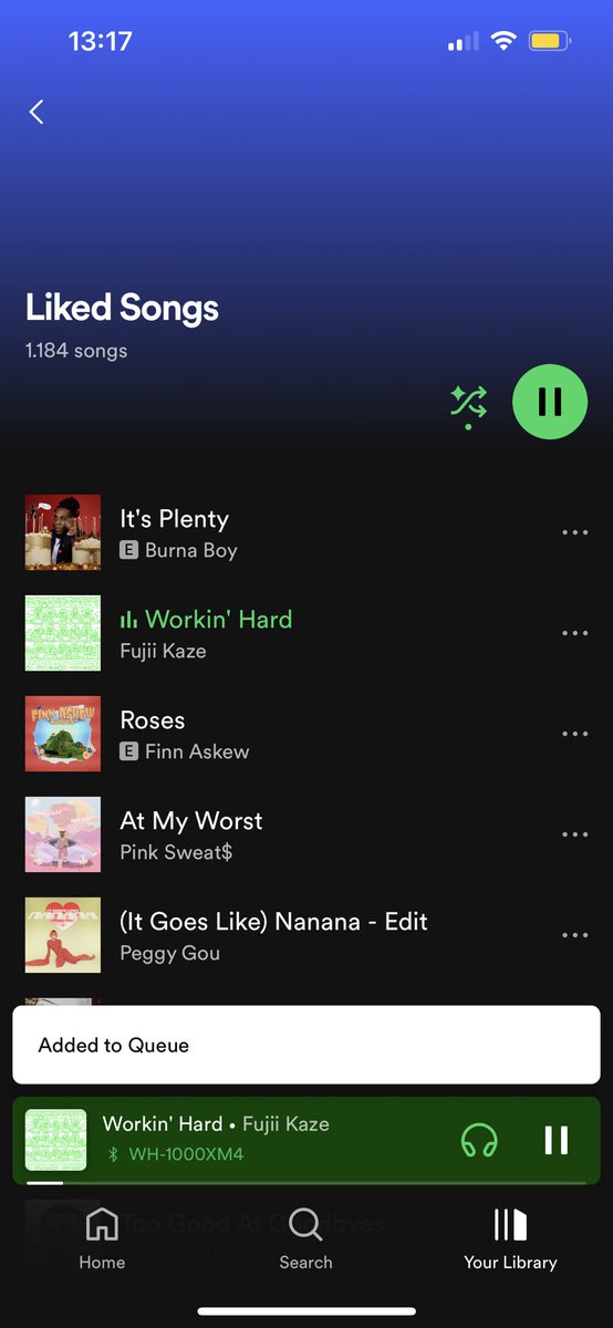 chryzzle21's tweet photo. @Spotify pls bring back the option to search your liked songs and the heart option to ios. It’s such a drag to dislike songs rn https://t.co/MkV13kH3Ln