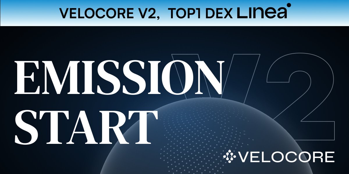 velocorexyz's tweet photo. 🚀 LVC Emission on Linea has officially begun! 

🌌 Dive into V2, the innovative veDEX offering groundbreaking features

🛠️ Enjoy real-time rewards, smart vote, and customizable bribing! 

🔍 Learn more: https://t.co/fMAckZhKyA

🔗 Try it out: https://t.co/pfTDFTcIVV