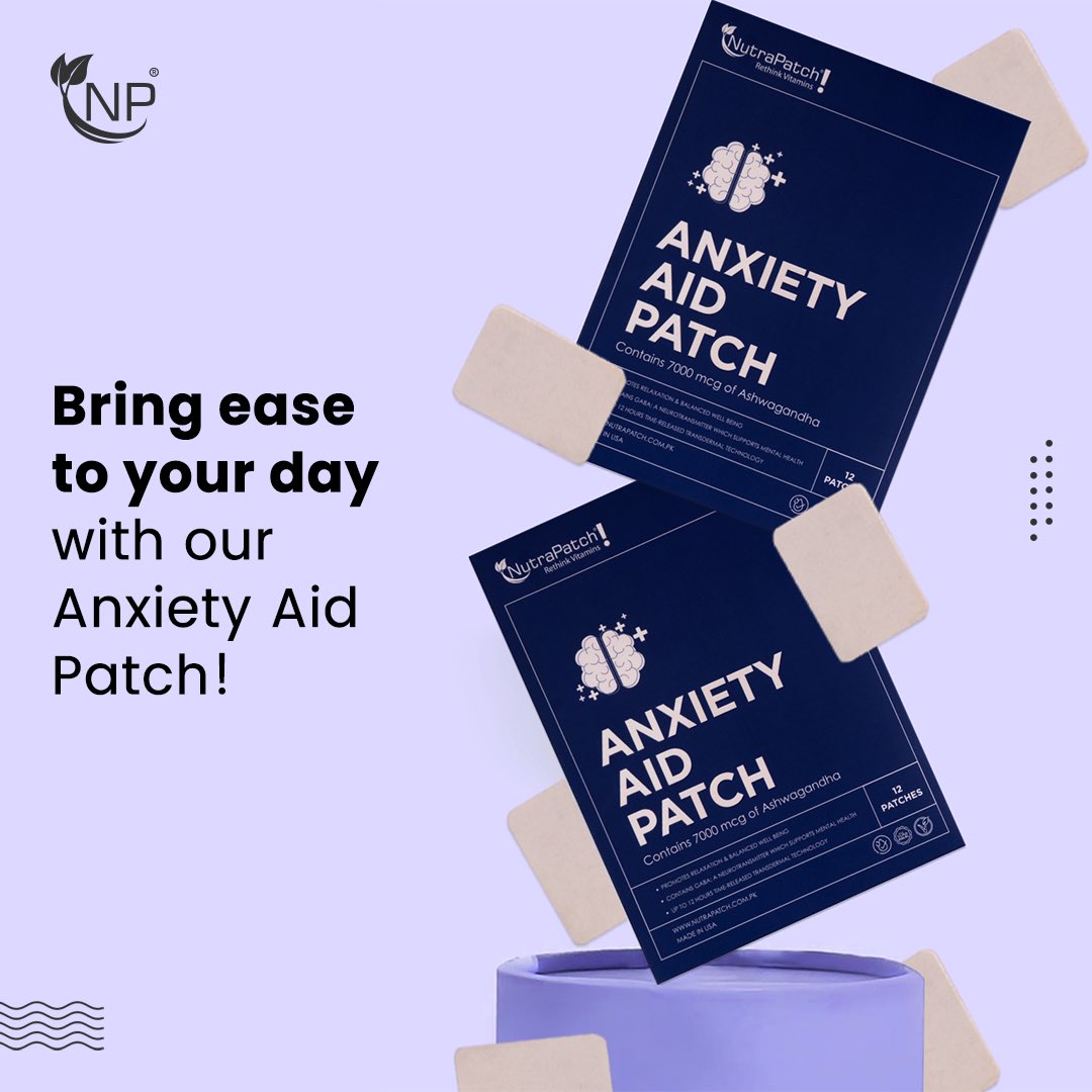 NutraPatch's tweet image. 🌬️ Breathe Easy with Anxiety Aid Patch

✨ How it works: Just apply it to your skin, and let the soothing blend of natural ingredients work their magic. With a calming aroma and gentle sensations, it's like a breath of fresh air for your mind. 🌿

#nutrapatch #rethinkvitamins
