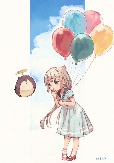 「balloon short sleeves」 illustration images(Latest)｜4pages