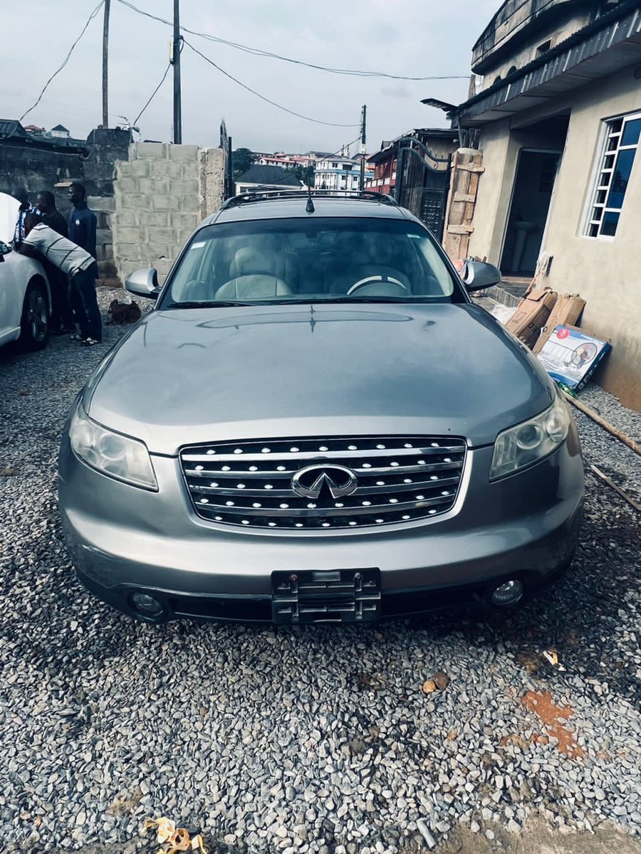 ParamountAuto0's tweet photo. Brand: Infiniti
Model: FX35
Year:2005
Price:2.8M
1st body
A/C COOLING
Condition: Registered AC chilling
Location :ikorodu
I Told Them Another Grammy Sister Grammy MLLE RIP Legend BREAKING NEWS Burnaboy Christiano Ronaldo J Cole Timeless Seyi Vibez #Nyaah Speed Darlington https://t.co/ANhV5N7Eln