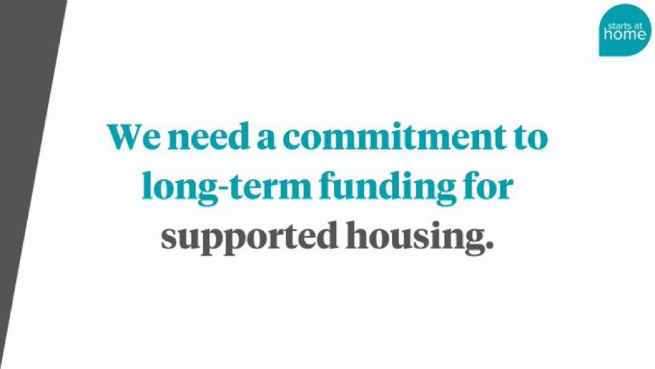 Only a week until #StartsAtHome Day 2023! On Friday 1 Sept we'll be celebrating the value of care and support services and the difference that having a safe and secure place to call home can make to people’s lives.

To get involved see👉 startsathome.org.uk

#SupportedHousing