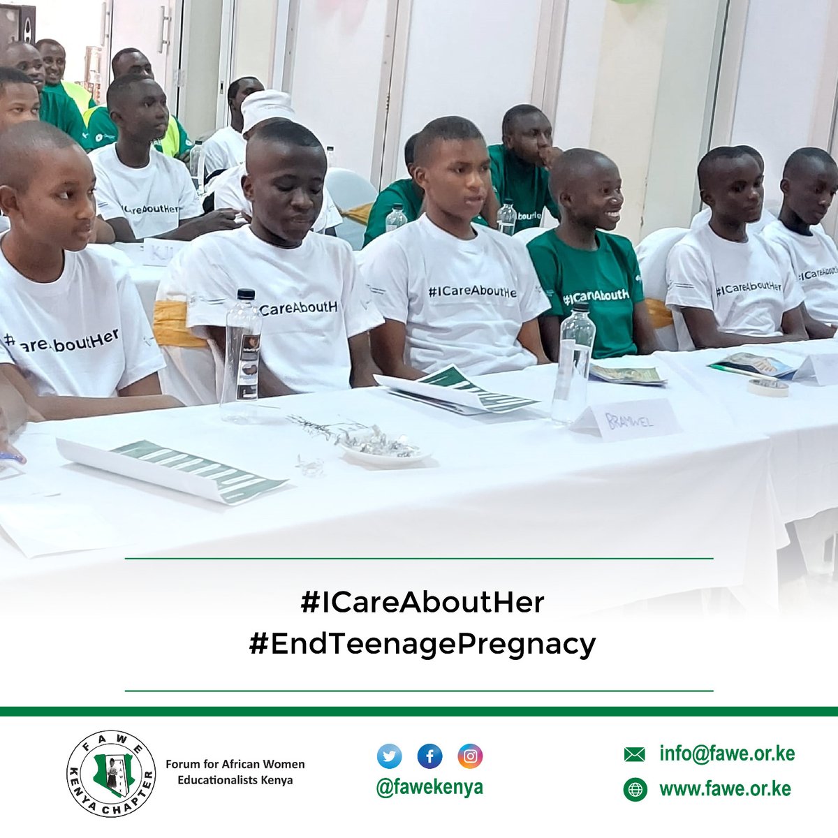 fawekenya's tweet photo. A champion isn't just someone who wins a game; a true champion is a young boy who takes a stand against teenage pregnancy and advocates for better choices.
#ImarishaMsichana
#EndTeenagePregnancy https://t.co/YnIqpeoUjR