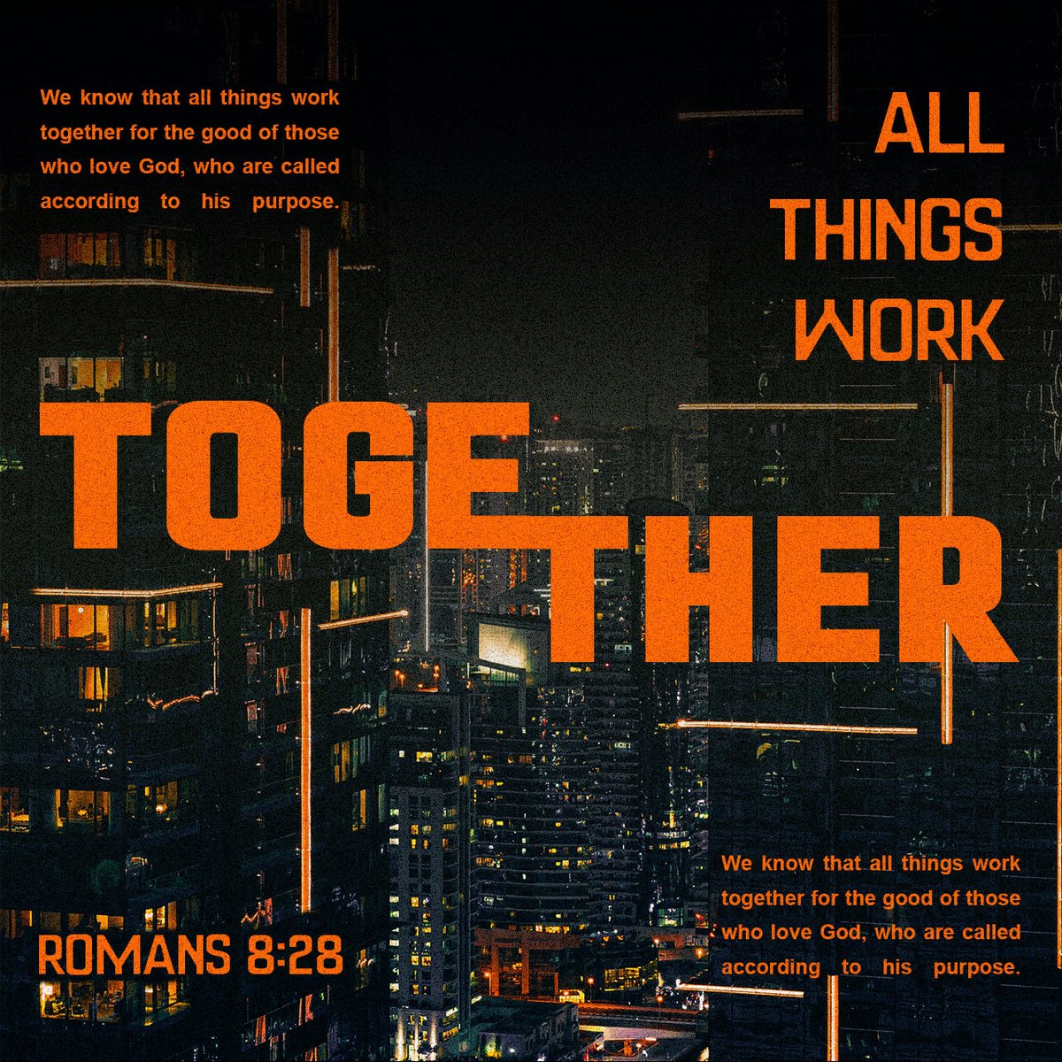 jackiestimpson1's tweet photo. And we know that God causes everything to work together for the good of those who love God and are called according to his purpose for them.
Romans 8:28 NLT

https://t.co/84OiMMPE6P https://t.co/zJgl6X3hRJ